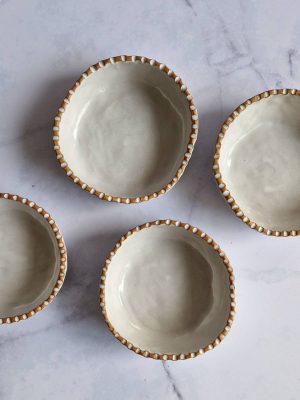 plusieurs coupelles bilbao vues de haut