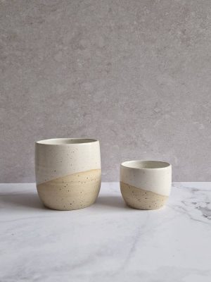 mug et tasse milan en grès émaillé blanc